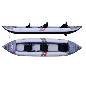 Seago Toronto 3 Person Inflatable Kayak - Grey **DAMAGED BOX STOCK** 